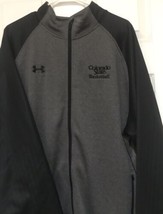 CSU Under Armor Basketball Jacket 2XL XXL Grey Black Zippered Performance Active - £31.98 GBP