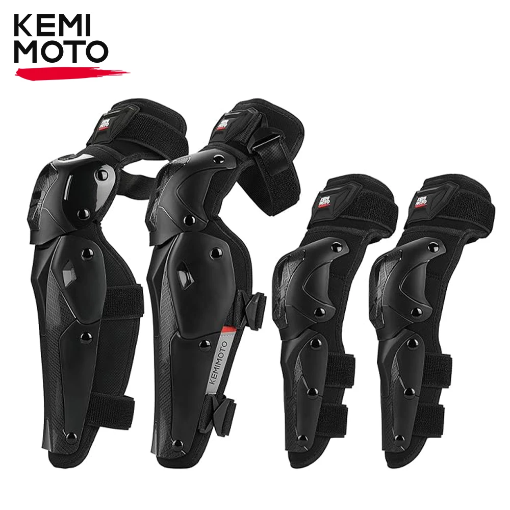 Elbow Knee Pads 4pcs CE Protective Gear Set Motorcycle Cycling Skateboard - £56.15 GBP