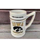 VTG 1995 Iowa Hawkeyes Football SUN BOWL Stein Mug  - £233.67 GBP