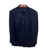 Daniel Cremieux Men Wool Navy Blue Blazer Sport Coat Jacket 44R Designed... - $37.61