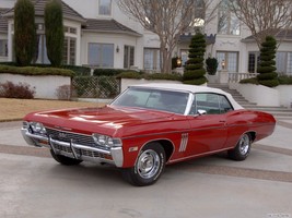 1968 Chevy Impala SS 427 Convertible red | 24 x 36 INCH POSTER - £16.17 GBP