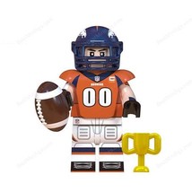 Football Player Broncos NFL Super Bowl Rugby Players Minifigures Building Toys G - $13.86