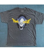 Overwatch Primal Rage Winston Blizzard Chaos T-Shirt - Sz L - Gray  - £7.64 GBP