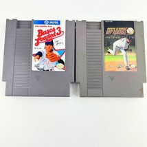 (2) NES Video Games: Bases Loaded 3 Ryne Sandberg + Roger Clemens&#39; MVP Baseball - £15.00 GBP