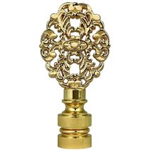 Royal Designs, Inc. Oval Filigree Finial for Lamp Shade, Antique Brass - Pack of - $25.69+