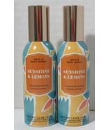 Bath &amp; Body Works Concentrated Room Spray SUNSHINE &amp; LEMONS Lot Set of 2 - $34.75