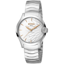 Ferre Milano Women&#39;s Classic White Dial Watch - FM1L121M0051 - £118.35 GBP