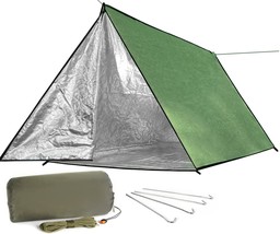 Wild Must:LYN Extra Large 3 Person Dual Zipper Reusable, Hiking&amp;Bushcraft - £41.55 GBP