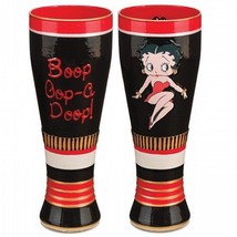 Betty Boop Boop-Oop-A-Doop 20 oz. Hand Painted Glass, NEW UNUSED - £22.67 GBP