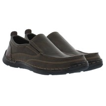 IZOD Men&#39;s Brown Forman Boot Shoe Oxford Shoe Loafers Memory Foam Size 10.5 - £19.77 GBP