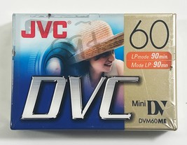 JVC DVC 60 SP Mini DV Digital Video Cassette Tape DVM60ME SEALED 90 LP Mode - $93.63 MXN