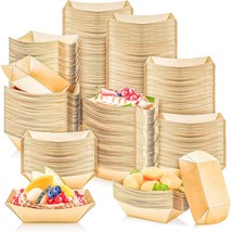 Motbach 300 Pack 1/2 Lb Paper Food Boat Trays Disposable Small Paper Boa... - £30.51 GBP