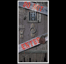 Spooky Halloween Dungeon Door COVER-DO Not Enter Party Prop Building Decoration - £6.07 GBP