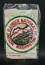 Vintage 1970s MT Rainier 3&quot; Embroidered Sew On Patch By Trailblazer Emblems USA - £12.45 GBP