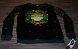 Soft! Women&#39;s Teen The Mandalorian Baby Yoda Christmas Sweatshirt Xs New w/ Tag - £27.76 GBP