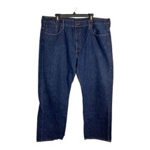 Levis 569 Mens Jeans Adult Size 40x32 Zip Fly Dark Wash Blue Denim Pockets - £22.54 GBP