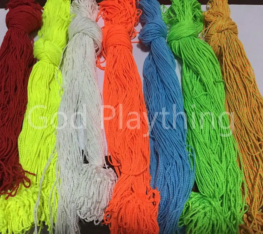 100 Pcs/lot 100% Polyester Light Professional YoYo Ball Bearing String Trick - £10.97 GBP
