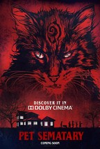 Pet Sematary Poster Stephen King Horror Movie Art Film Print Size 24x36&quot; 27x40&quot; - £9.35 GBP+