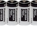 10 Panasonic CR123A 3V CR 123A Industrial Lithium Batteries - £15.68 GBP