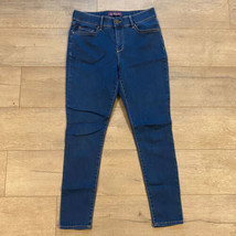 Gloria Vanderbilt Skinny Denim Jeans ~ Sz 6 ~ Blue ~ High Rise ~ 26.5&quot; I... - £17.68 GBP