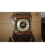 Nu Elck Syn Sin  Franz Hermle 261-08 German Antique Atlas Wall Clock mar24 - £136.46 GBP