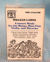 Willliam Lawes, Consort Music for the Harpe, Bass Viol, Violin, and Theo... - $6.36