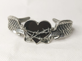 Alchemy Carta, 2001, &#39;Black Romance&#39; Gothic Heart Bangle - $38.88 CAD