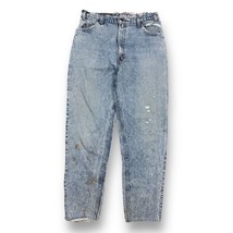 Vintage Levi&#39;s Jeans Acid Wash Men&#39;s 33x31 550 USA Orange Tab Tapered Le... - $24.74