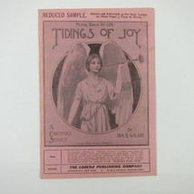 Sheet Music Christmas Service Sample Lorenz Publishing Co Dayton OH Antique 1909 - £23.88 GBP