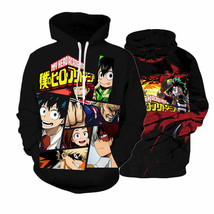 My Hero Academia Full Funny Hoodies Casual Cool Tops Coat Jacket Sweatshirt - £8.64 GBP