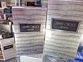 Jimmy Choo Man .15 Mini 1.7 * Intense * 3.3 6.7 Oz Edt Spray For Him * Sealed - £24.17 GBP+