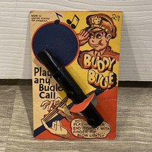 Rare 1930&#39;s Buddy Bugle On Card. Made in USA NEW OLD STOCK (NOS) - $110.83