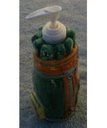 Lotus ceramic golf bag soap/lotion dispenser - $18.00