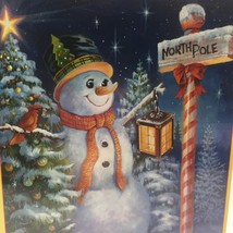 Snowman Christmas Tree Winter Puzzle 500 Pieces Suns Out New North Pole or Bust  - £10.92 GBP