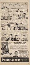 1937 Print Ad Prince Albert Tobacco Ol&#39; Judge Robbins Pipe Smoking Cartoon - £12.90 GBP