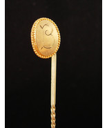 Antique Stickpin / Letter B victorian lapel pin / vintage mens wedding j... - $95.00
