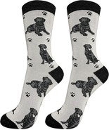 Happy Tails Black Labrador Lab Socks Pet Lovers Soft Socks One Size Fit ... - €10,99 EUR
