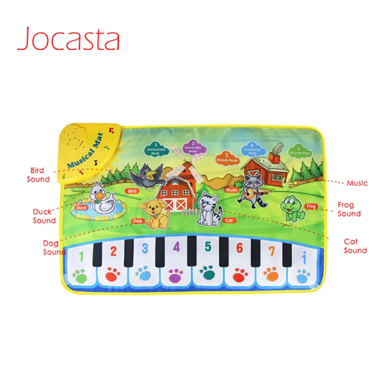 Play Funny Baby Piano Musical Play Mats Play Play Learning Blanket Rug Musical I - £38.23 GBP
