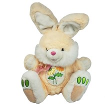 20" Vintage Tb Toy Trading Orange Easter Bunny Rabbit Stuffed Animal Plush Big - $56.05