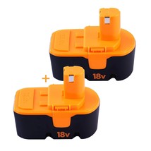 2 Packs 3.6Ah 18V Ni-Mh Replacement Battery Compatible With Ryobi 18V Battery P1 - £53.18 GBP