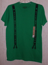 NWT MENS &quot;KISS ME I&#39;M IRISH&quot; GREEN NOVELTY T-SHIRT   SIZE S - £14.67 GBP