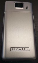 OEM Silver Phone Battery Door Back Cover Housing Case For Alcatel OT-C560 C560 - $5.38