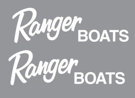 Ranger Boats - (2) Premium UV Resistant Waterproof Vinyl Decal 4.5&quot;x11&quot; - £10.21 GBP