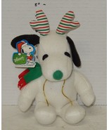 Whitman&#39;s Snoopy 6&quot; plush stuffed toy Christmas - $14.80