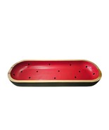 Vintage Wooden Long Watermelon  Serving Bowl/Tray 24&quot;x8.5&quot; - $45.60 CAD