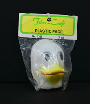 3&quot; Duck Doll Head Face Half Head Plastic by Fibre-Craft 1201 3 Pieces - $8.99