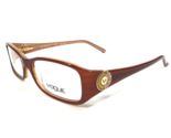Vogue Eyeglasses Frames VO 2624-B 1638 Brown Rectangular Full Rim 52-15-130 - $51.21