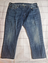 Polo Ralph Lauren Mens Durango Jeans Dungarees 40x25 Tag is 42x30 HEMMED Vintage - $36.58