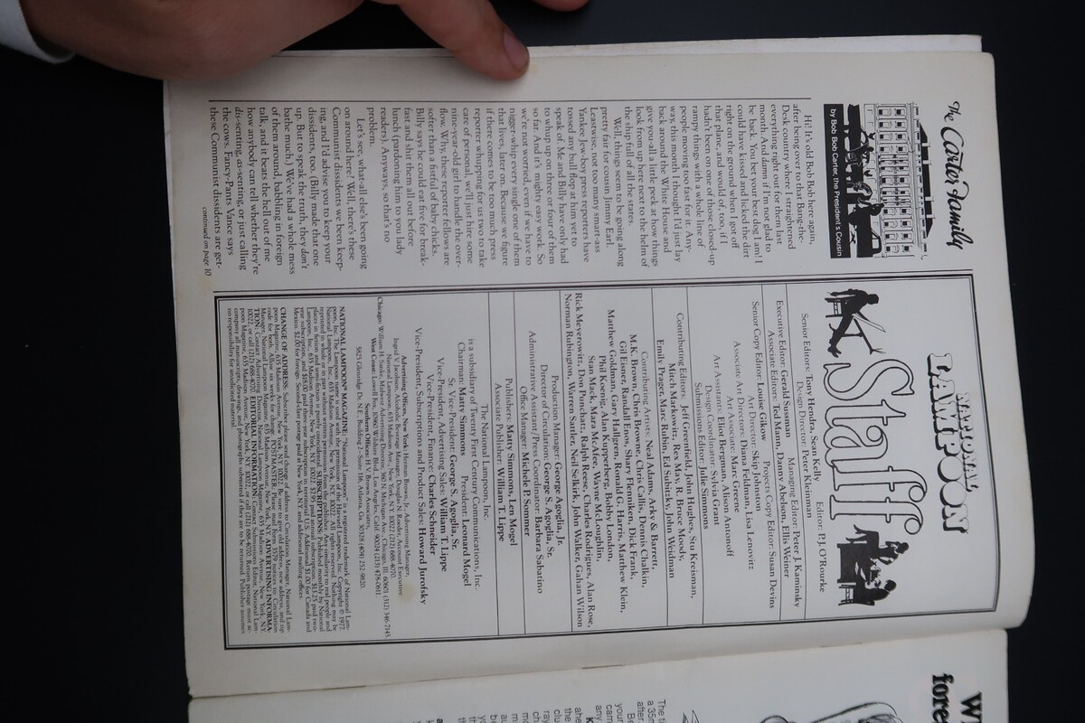 Vtg National Lampoon Magazine May 1977 Newsstand Elton John Schwarzenegger Queen Item image 4