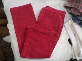 Chaps Red Corduroy Jeans Sz 14 - £15.79 GBP